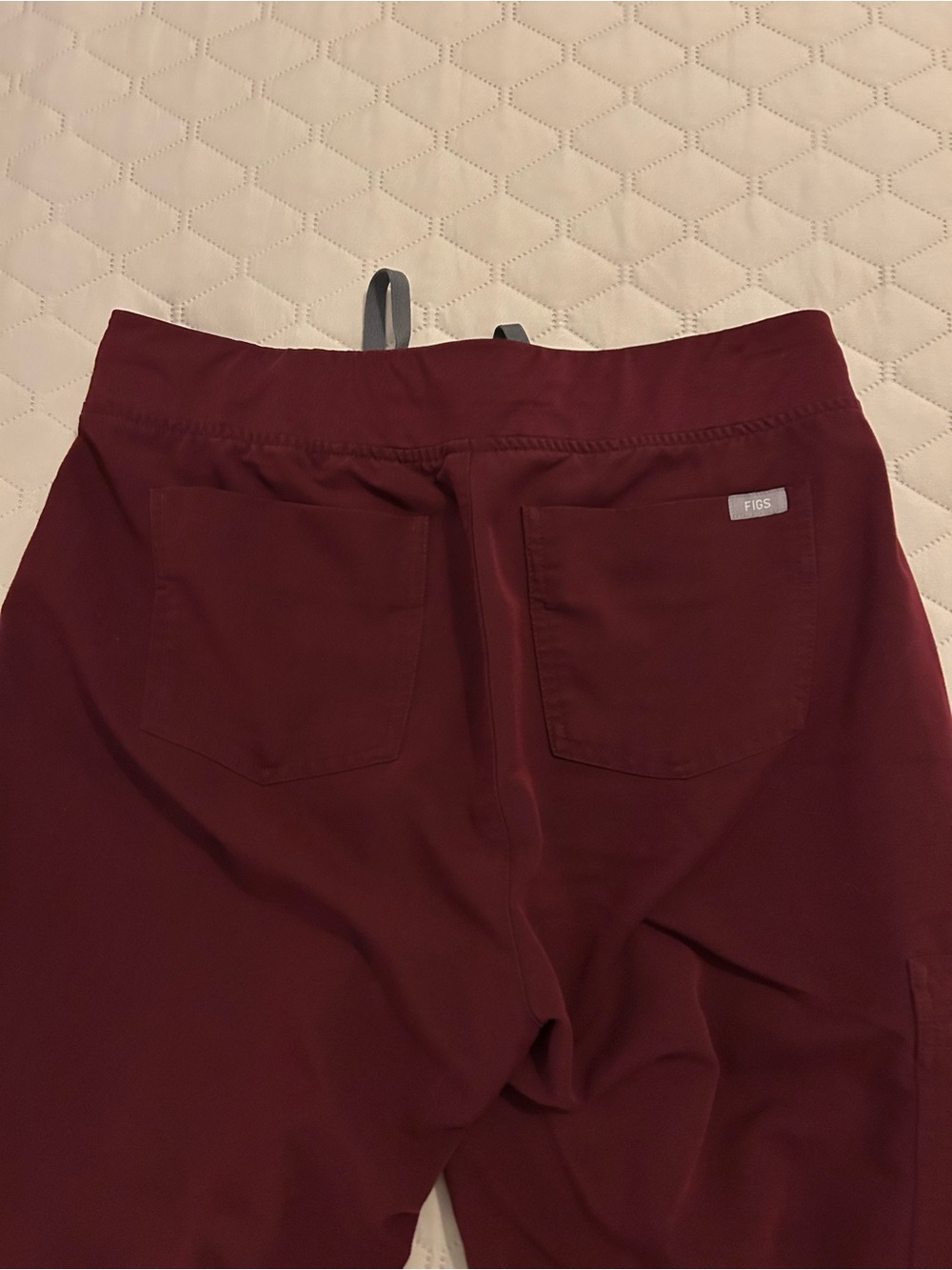 Figs Burgundy Set Zamora Jogger Pant Casma Three-pocket Top M/M Tall